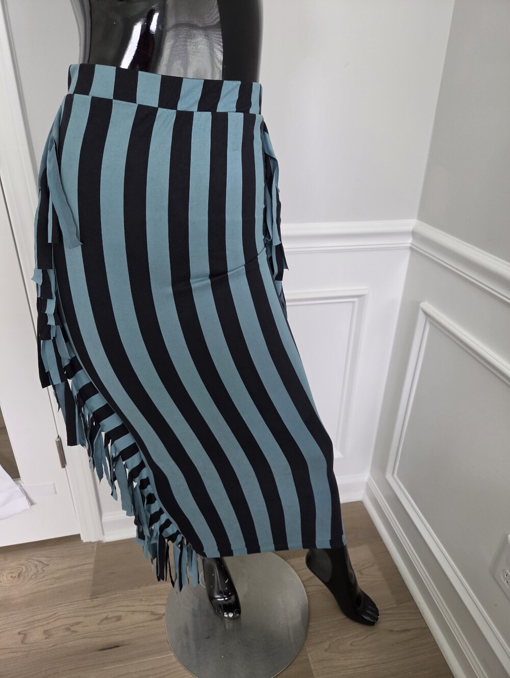 Stripe Maxi Skirt